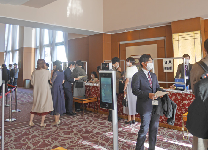 受付風景 受付風景