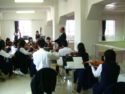 オーケストラ部の演奏 オーケストラ部の演奏